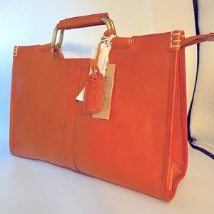 Old Trend Camden Chestnut Convertible Tote Bag! New!